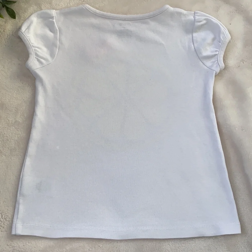 Gymboree White Lemon Slice Top 4T Perfect!